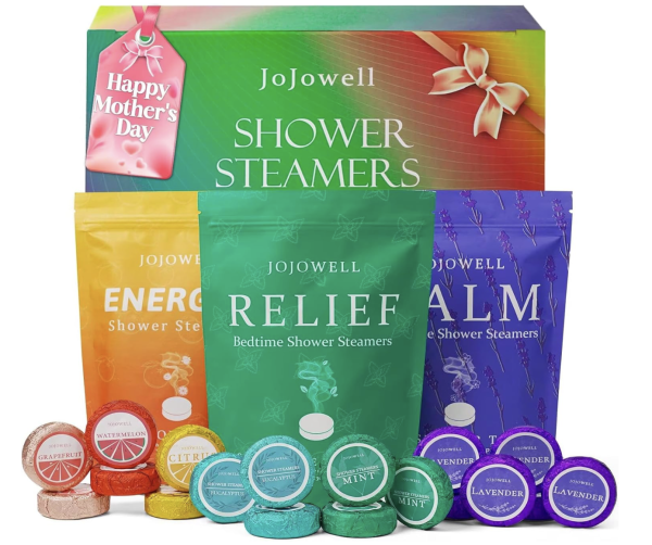 Shower Steamers Aromatherapy - 18 Pack Gifts for Women, Organic Essential Oils, Self Care, Birthday, Mothers Day Gifts for Women, Men, Mom, Dad